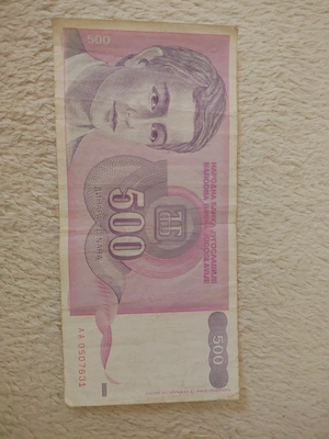 Bancnotă Iugoslavia 