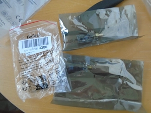 Set 2 module wireless Hailege NRF24L01+PA+LNA 2.4GHz cu antenă SMA, NOI