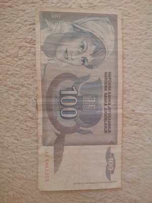 Bancnotă Iugoslavia 