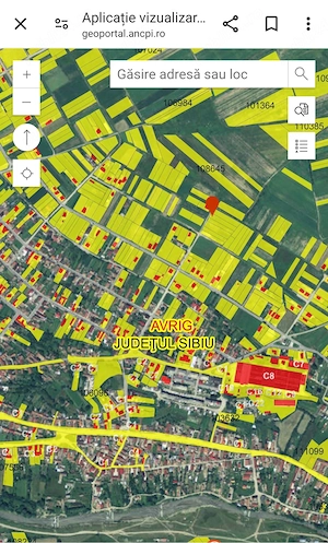 Teren intravilan 1200 mp, deschidere 14 ml in Avrig, judet Sibiu - imagine 10