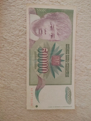 Bancnotă Iugoslavia 