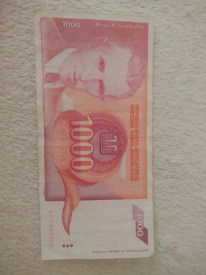 Bancnotă Iugoslavia 