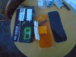Parasolar auto 2 în 1 HD Visor pentru zi și noapte, anti-orbire, NOU