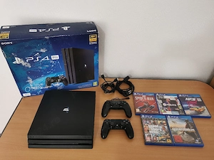 Playstation 4   Ps 4 Pro pachet complet cu 5 jocuri incluse