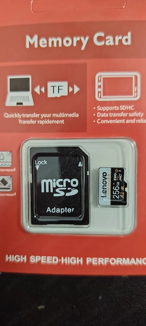 Card memorie Lenovo 256 gb high endurance 