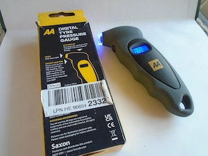 Manometru Digital Presiune Roți AA (Automobile Association) AA1634 - Ecran Iluminat(Nou)