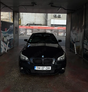 BMW Seria 5 E60 LCI 520d 163cp M47 Negru M Paket - Jante Style 135M