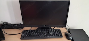 Sistem PC Intel i5-7500 + Monitor Fujitsu 20'
