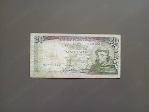 Bancnotă 20 Escudos Portugalia 1964
