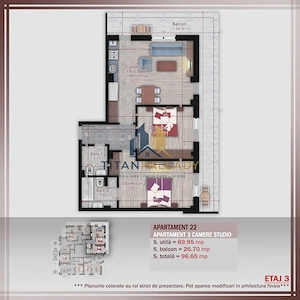 3 Camere Imobil Stil Boutique,Pallady-Nicolae Teclu,Metrou,1/2 Parcare - imagine 3