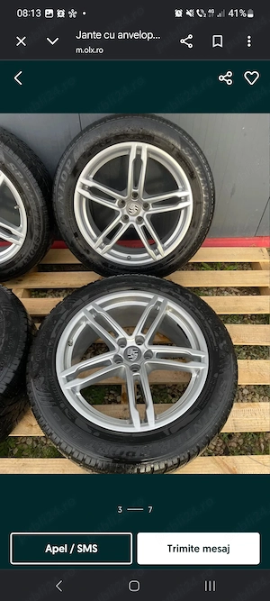 Jante Porsche Macan 2 latimi R18+anvelope si senzori - imagine 2