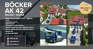 De vanzare macara + nacela pe camion