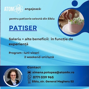 Angajăm Patiser pentru patiserie selecta din Sibiu - imagine 2