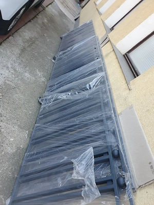 Balustrada 3 si 4,5m h0,95 Poarta pentru curte