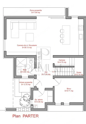DUMBRAVITA - CENTRAL - DUPLEX PREMIUM - 5 CAMERE - 3 BAI - TEREN 375mp -INCALZIRE PARDOSEALA - imagine 3