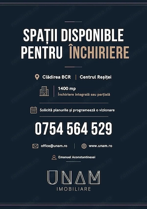 Spatii disponibile de închiriat | 246 - 1.400 mp | Resita Centru - imagine 16
