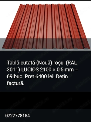De vânzare aceste materiale de construcții 