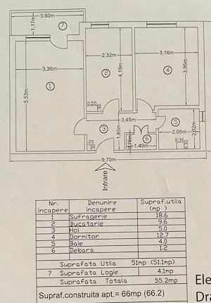 Apartament de vânzare 