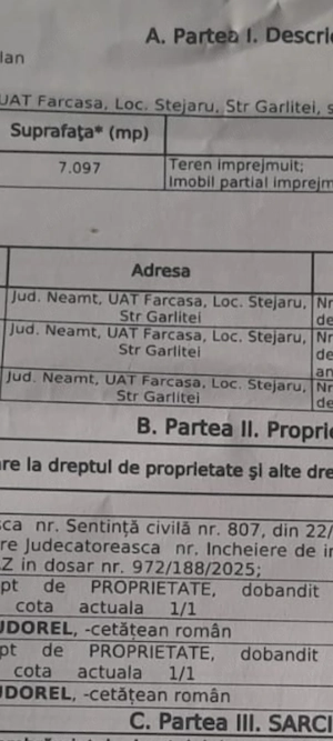 Casă bătrânească Stejaru comuna Farcașa - imagine 2