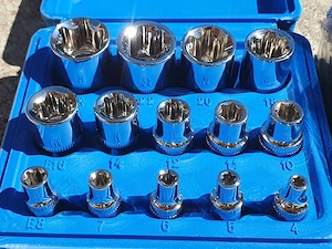 Chei auto Torx 14 piese Kraft&Delle profesionale Crom Molibden. Noi, sigilate.