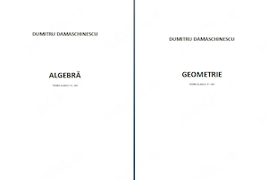 Teorie - la Algebră și Geometrie, clasele 5 - 8, pentru evaluare națională