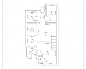 Casa cu doua apartamente separate suprafata de 88,64mp cartierul Bulgaria - imagine 4
