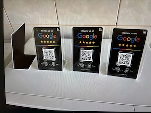 4 carduri NFC + QR recenzii Google