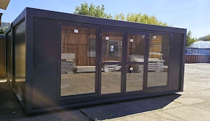 Container dublu 6m x 3m cu baie