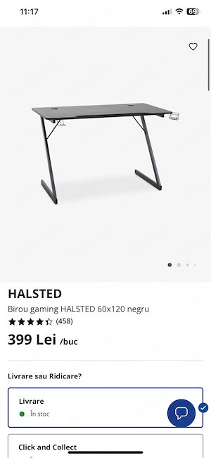 Vand masa gamer noua,nefolosita