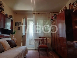 Comision 0% Garsoniera 25 mp etaj 2 debara balcon Terezian Sibiu - imagine 3