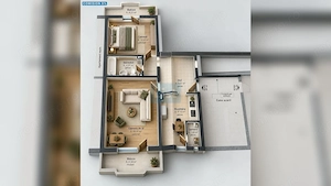 APARTAMENT 2 CAMERE , GHERLA,  ZONĂ CENTRALĂ Etaj 1/4 | SU 58,43 mp