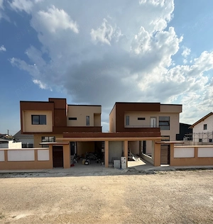 Vila P+1, 4 camere, placa beton,proiect Mediteranean,Valu lui Traian