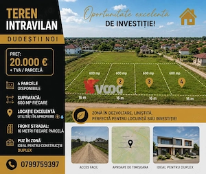 Teren intravilan- Dudestii Noi
