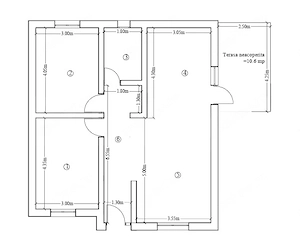 Casa individuală, 90 MP, Teren 305 m² Hlincea - imagine 3
