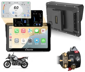 Carpuride W702BSPro - navigație pentru motociclete BMW cu integrare WonderWheel