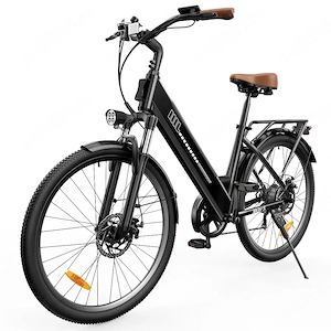 iScooter Ucitys Bicicletă electrică, motor de 250W, baterie 13Ah, anvelope de 26 inch, suspensie faț