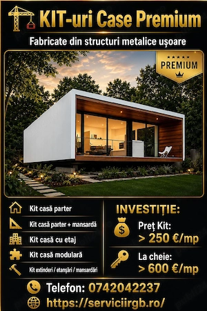 Casă structură metalică