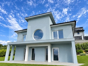 Casă modernă, terasă panoramică, teren 500 mp, Apahida