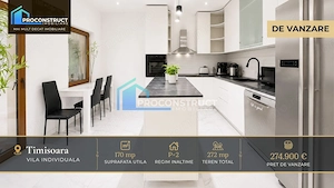 Vila spatioasa, moderna - 170 mp utili teren 426 mp — 274.900 €
