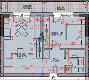 2 Camere Tip Studio, Finalizat,Acte Gata,Mutare Imediata,Titan-Pallady - imagine 12