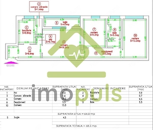 🏡 Apartament 3 camere, etaj 1– Zona Favorit ✨ - imagine 12