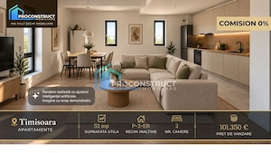 Apartamente noi cu 2 camere | Comision 0% | Lift | Apartamente