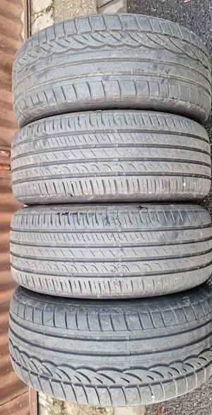 Jante Aliaj Originale Audi cu anvelope 5x112 R16 Et.45 225 55 R16 - imagine 5