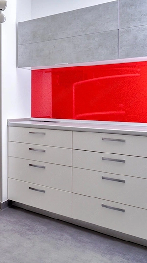 Mobilier complet pentru cabinet stomatologic   realizat la comandă