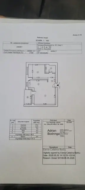 Apartament 2 camere, 46mp, zona Complex Baicului, 143.000euro - imagine 10