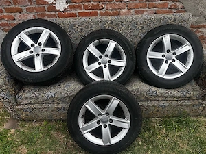 Set 4 Jante Aliaj Originale Audi 16" (4F0 071 496 G) + Anvelope Iarnă Pirelli 225/55 R16