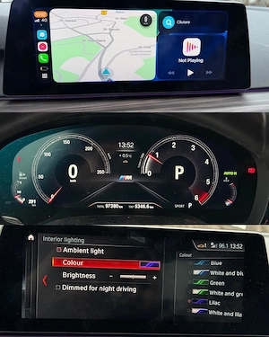 BMW 520 ,2.0TDI-X DRIVE(4x4) 190CP,M -PACHET,int +ext,Piele ,Navigatie mare,98.000km Head up Display - imagine 6