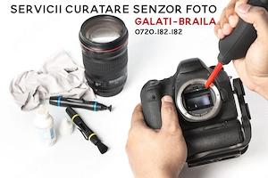 Curățare senzor foto DSLR și Mirrorless Canon Nikon Sony Fujifilm Panasonic Olympus - Galați, Brăila