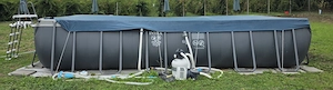 Piscina cu cadru metalic Intex 732x366