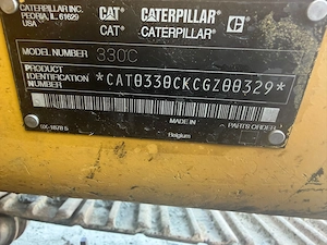 Excavator pe senile CAT 330 C - imagine 2